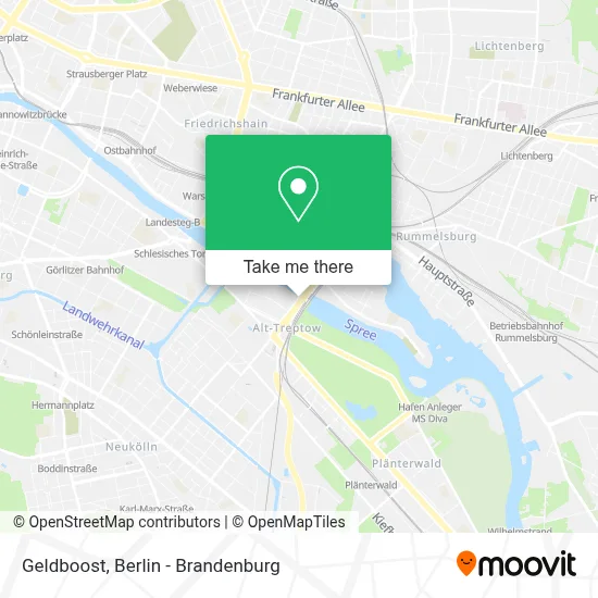 Geldboost map