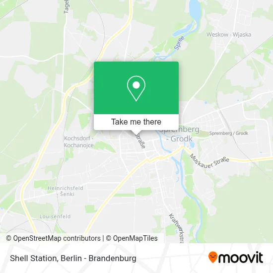 Shell Station map