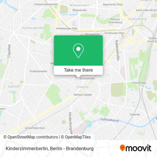 Kinderzimmerberlin map