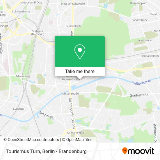 Tourismus Turn map