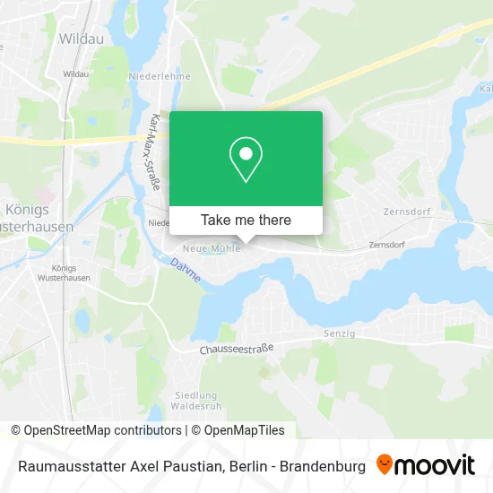 Raumausstatter Axel Paustian map
