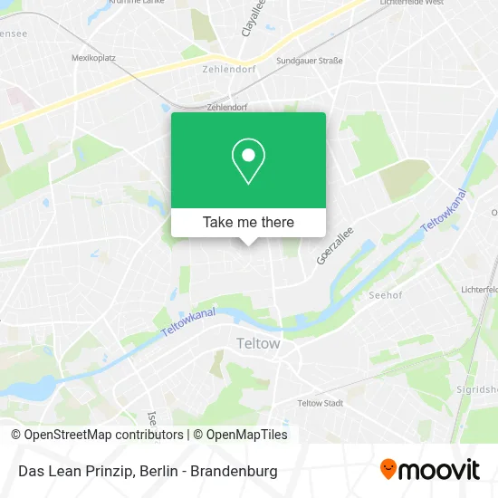Das Lean Prinzip map