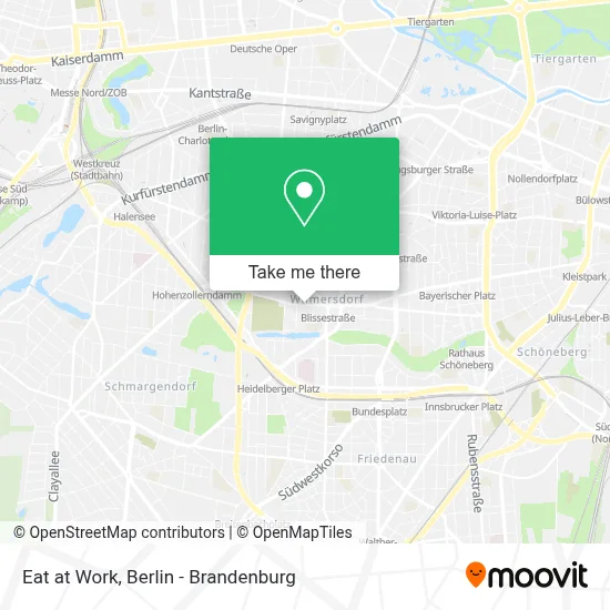 Eat at Work map