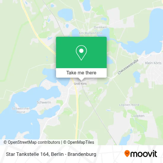 Star Tankstelle 164 map