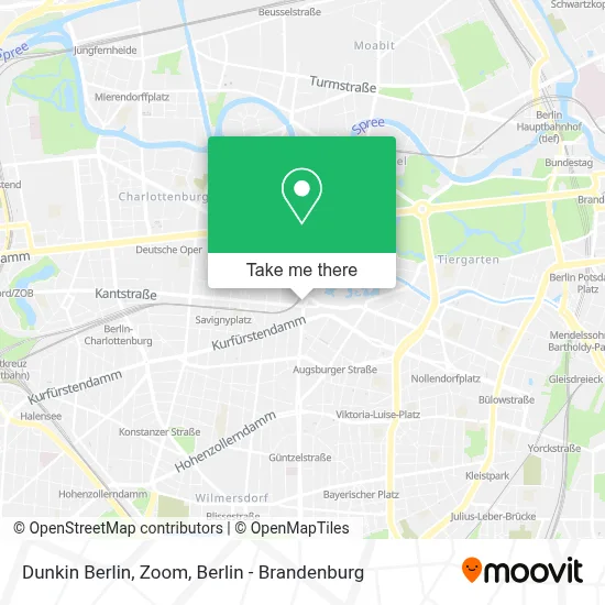 Dunkin Berlin, Zoom map