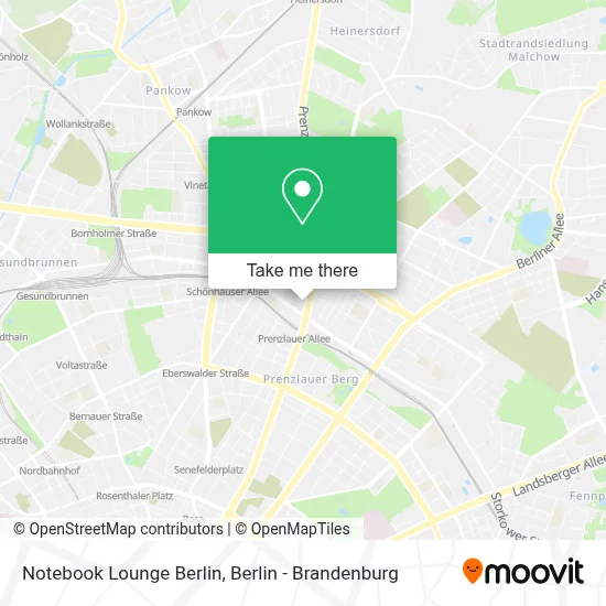 Notebook Lounge Berlin map