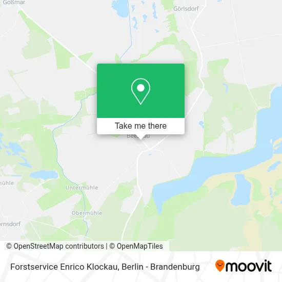 Forstservice Enrico Klockau map