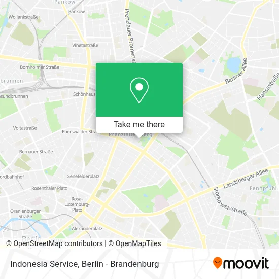 Indonesia Service map