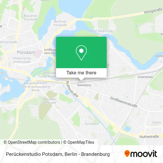 Perückenstudio Potsdam map