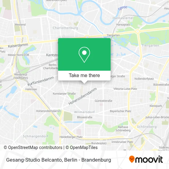Gesang-Studio Belcanto map