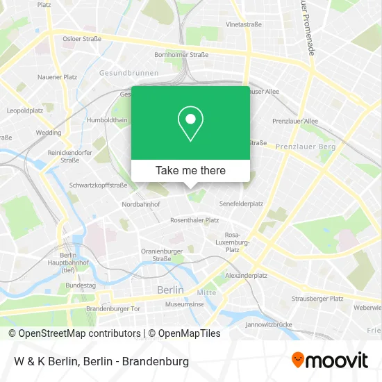 W & K Berlin map