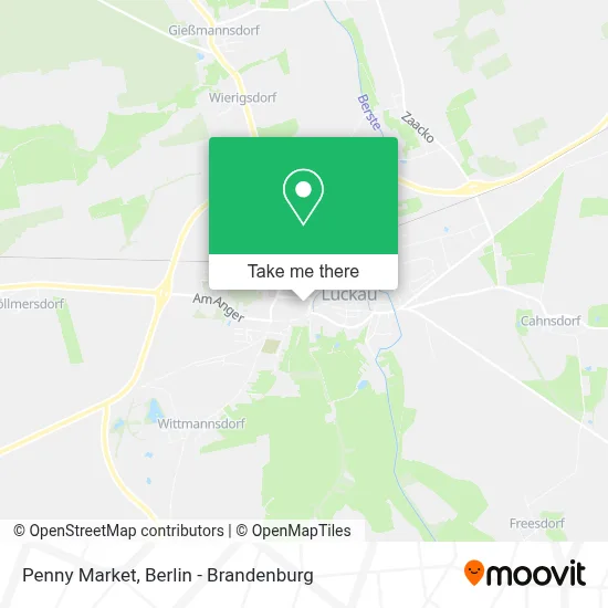 Penny Markt map