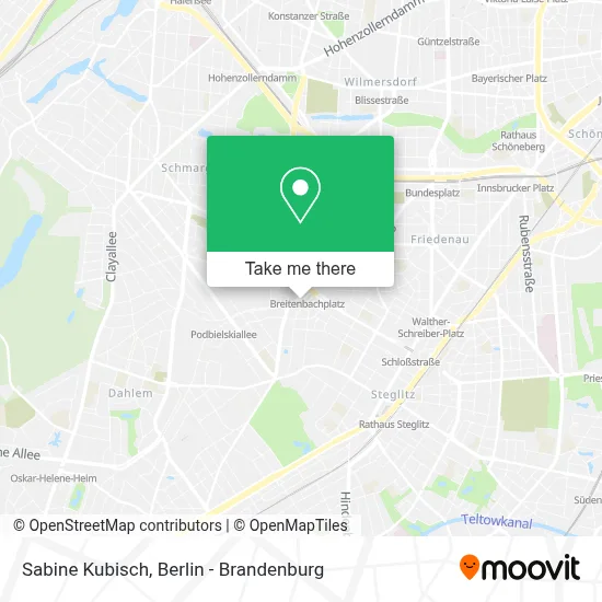 Sabine Kubisch map
