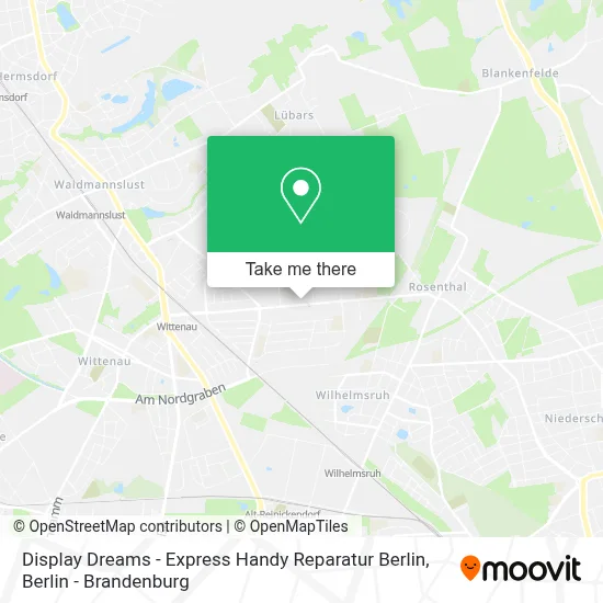 Display Dreams - Express Handy Reparatur Berlin map