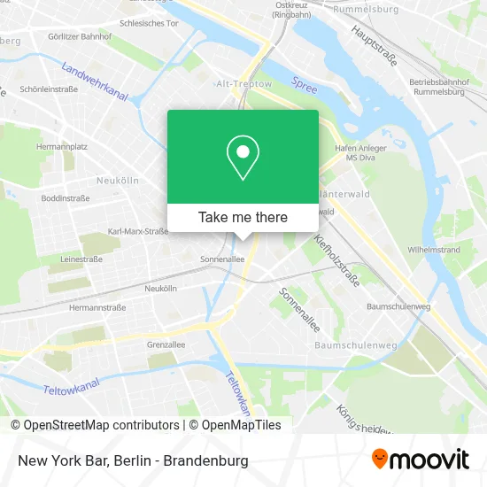 New York Bar map