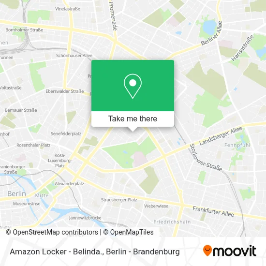 Amazon Locker - Belinda. map