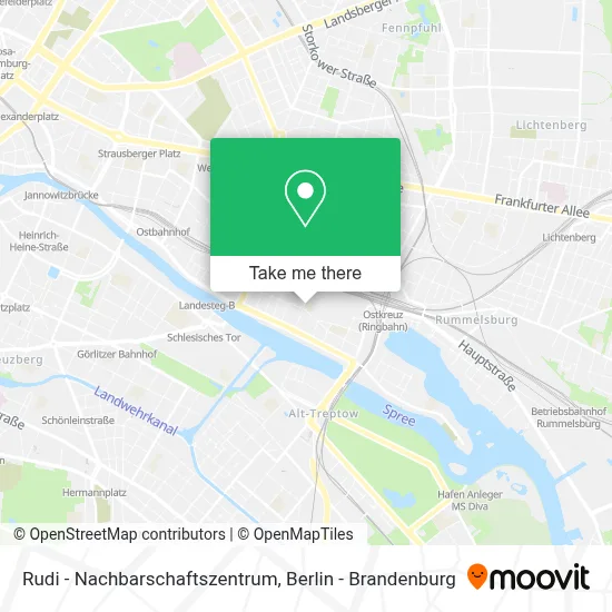 Rudi - Nachbarschaftszentrum map