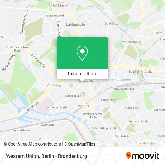 Western Union map