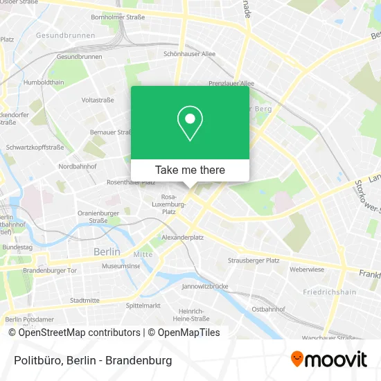 Politbüro map