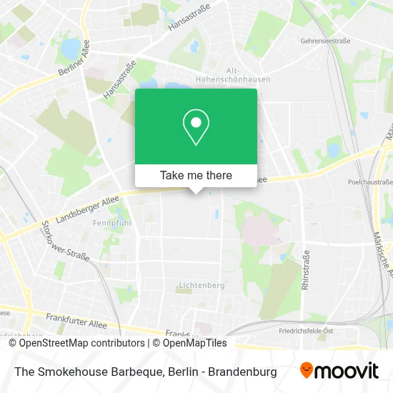 The Smokehouse Barbeque map