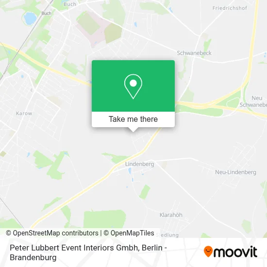 Peter Lubbert Event Interiors Gmbh map