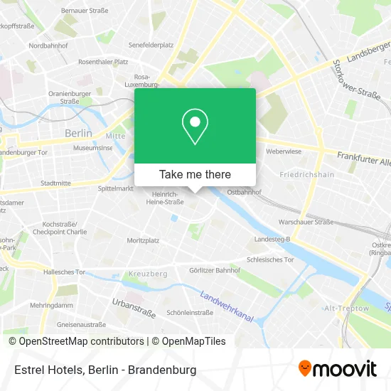 Estrel Hotels map