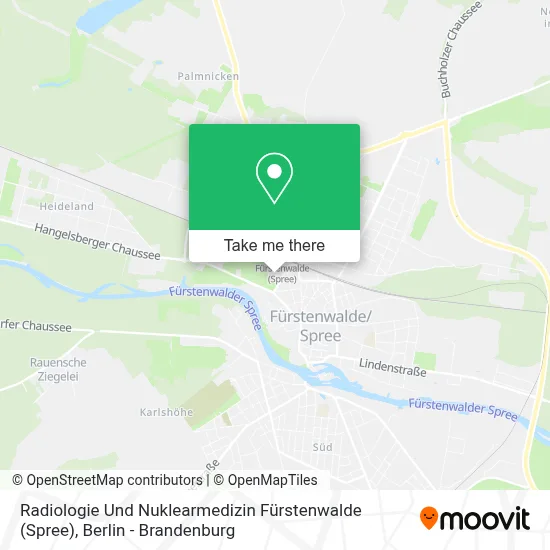 Radiologie Und Nuklearmedizin Fürstenwalde (Spree) map
