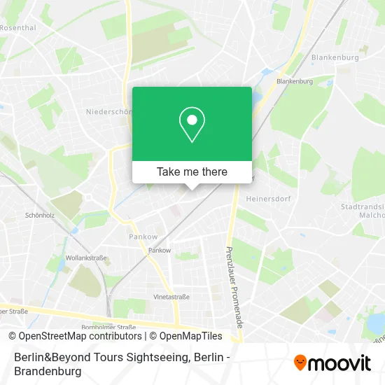 Berlin&Beyond Tours Sightseeing map