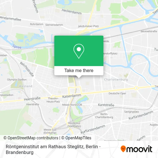 Röntgeninstitut am Rathaus Steglitz map