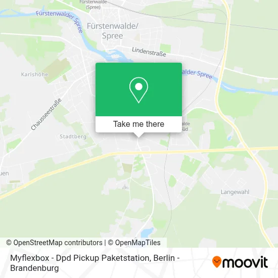 Myflexbox - Dpd Pickup Paketstation map