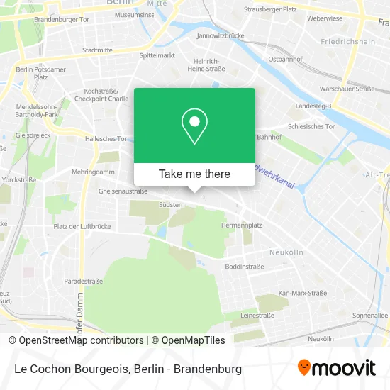 Le Cochon Bourgeois map