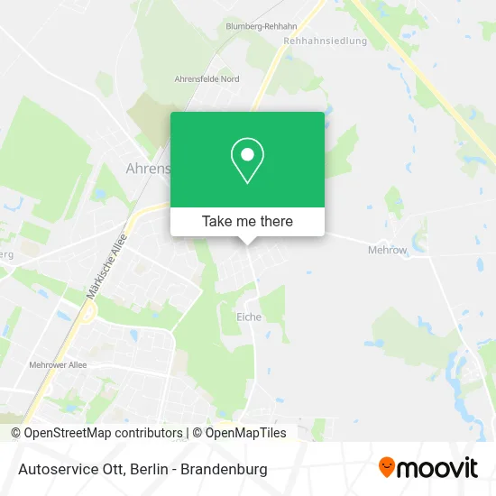 Autoservice Ott map