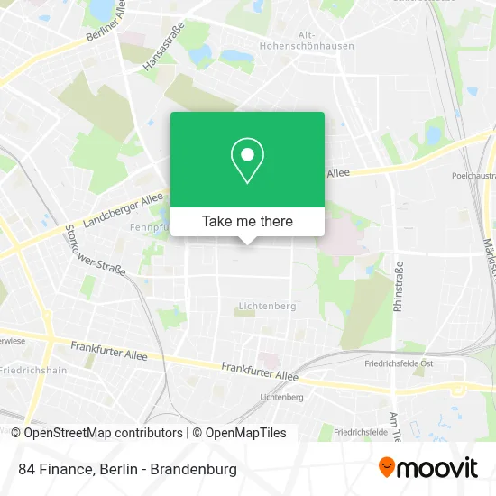 84 Finance map