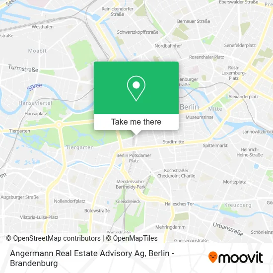 Angermann Real Estate Advisory Ag map