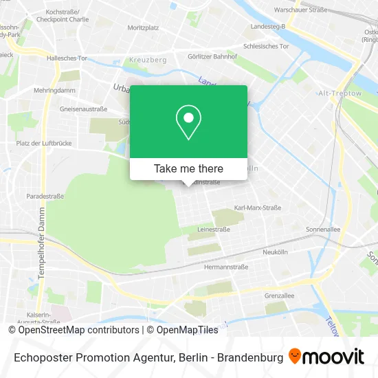 Echoposter Promotion Agentur map