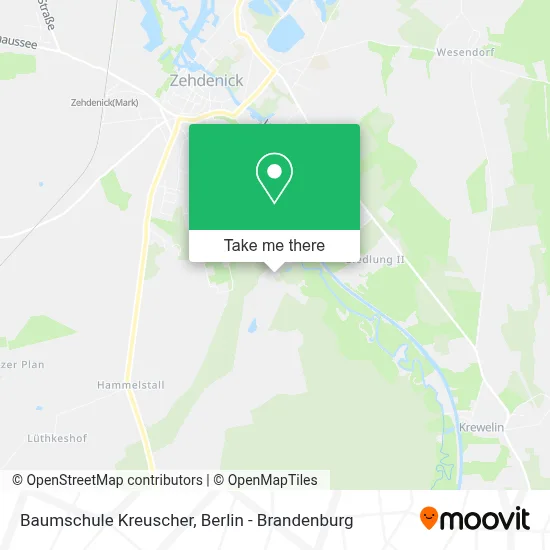Baumschule Kreuscher map