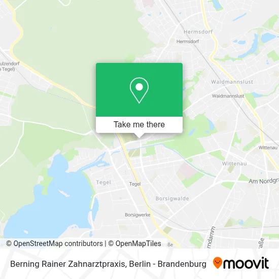 Berning Rainer Zahnarztpraxis map
