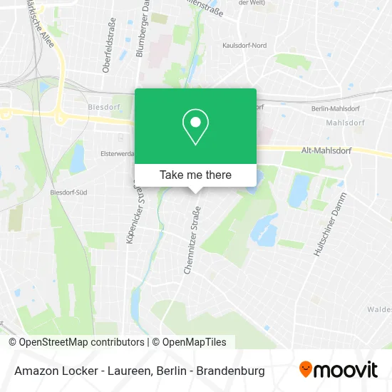 Amazon Locker - Laureen map