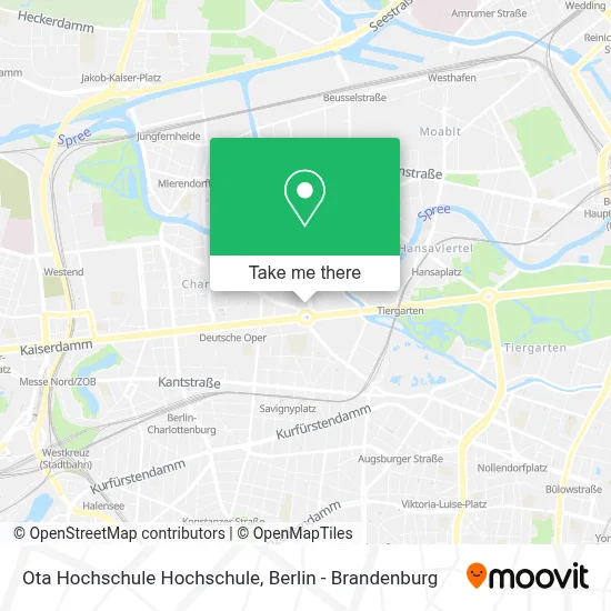 Ota Hochschule Hochschule map