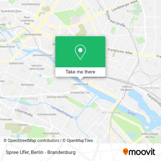 Spree Ufer map