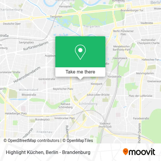 Highlight Küchen map