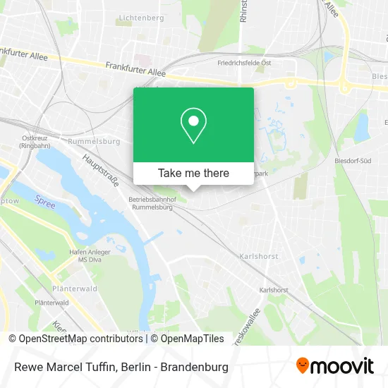 Rewe Marcel Tuffin map