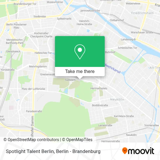 Spotlight Talent Berlin map