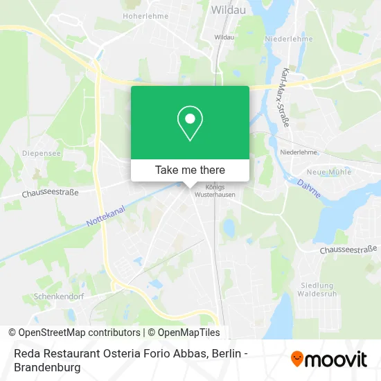 Reda Restaurant Osteria Forio Abbas map