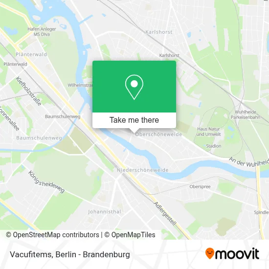 Vacufitems map