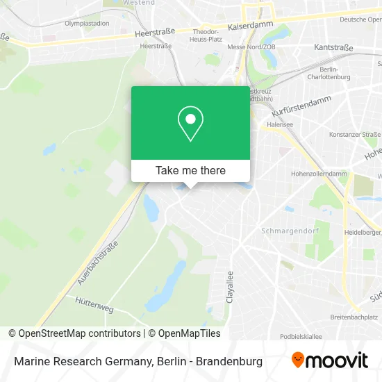 Marine Research Germany map