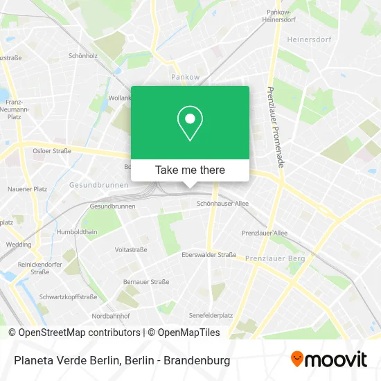 Planeta Verde Berlin map