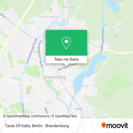 Taste Of India map