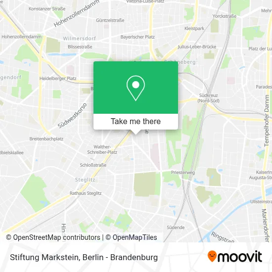 Stiftung Markstein map