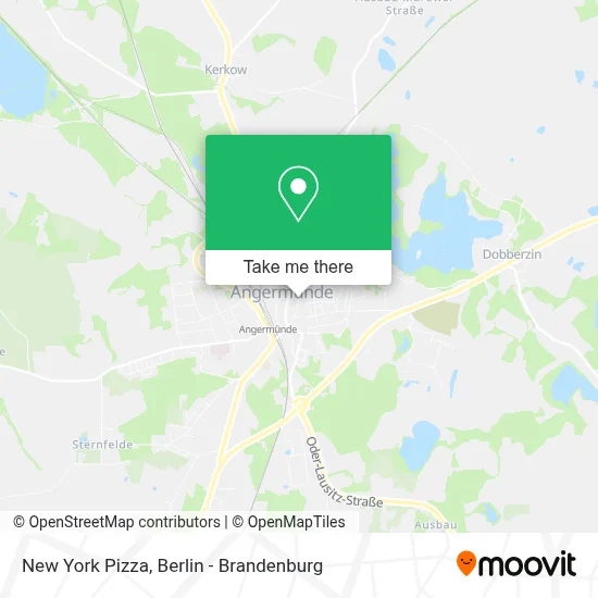 New York Pizza map